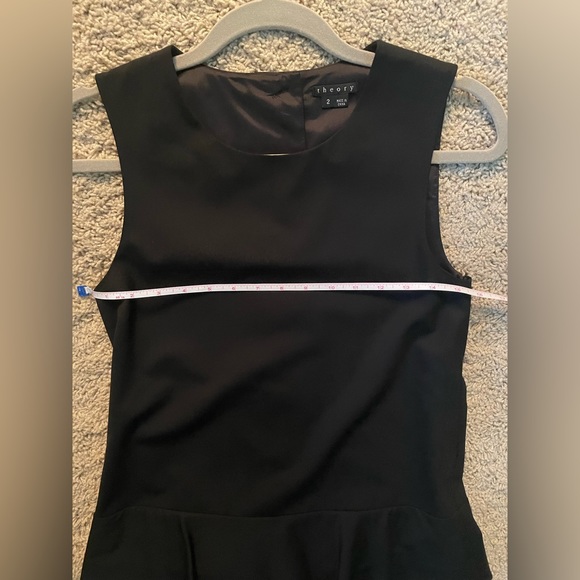 Theory drop waist flounce mini dress - Picture 5 of 6